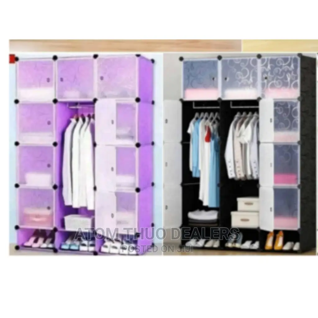New 3 Column Plastic Wardrobe 