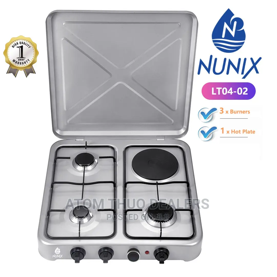 Nunix 3+1 Electric Oven Table Top Cooker/ Burner .,