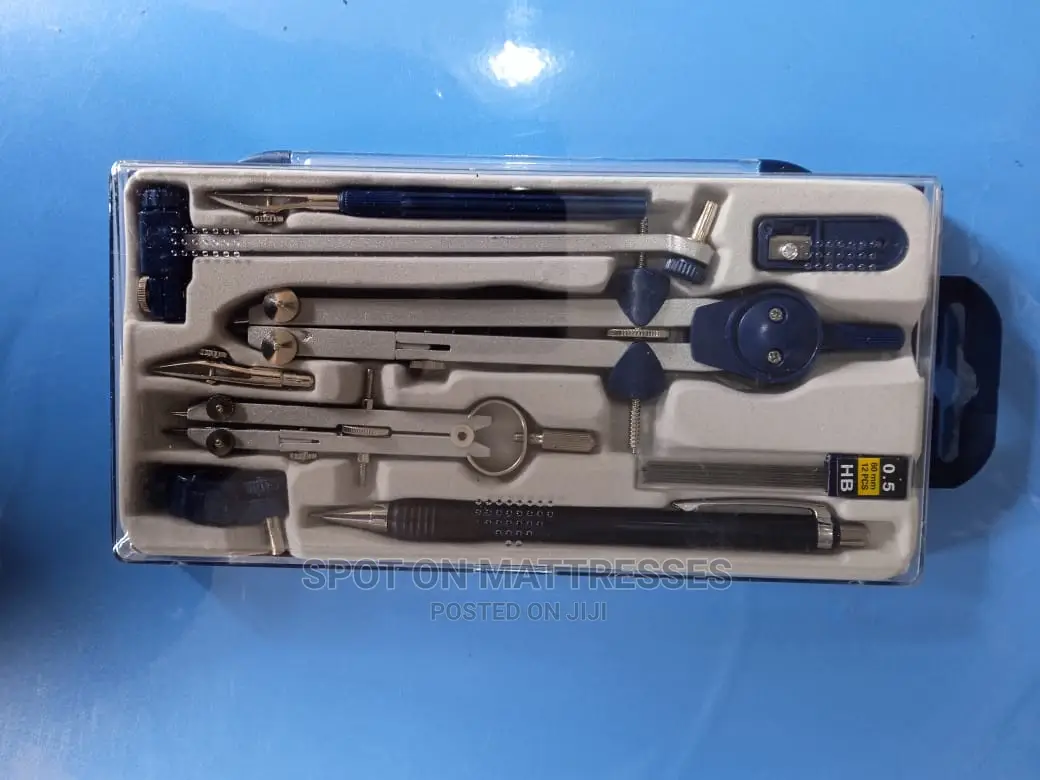 Technical Drawing Set of Compasses 9pcs