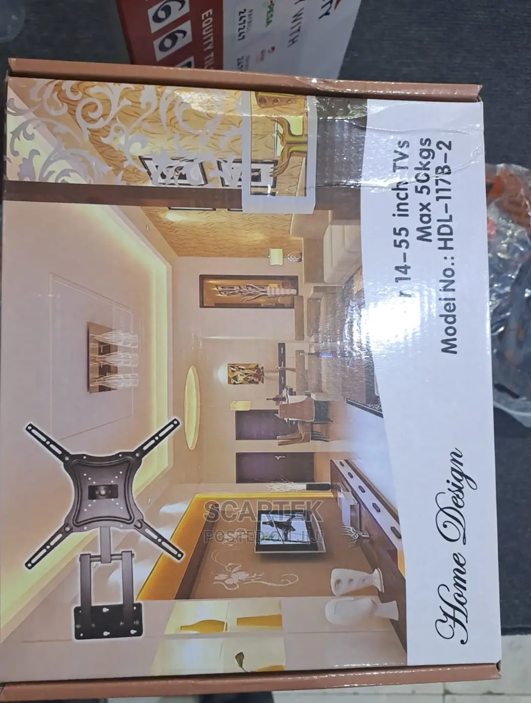 Home Design Full Motion TV Wall Mount 14-55"