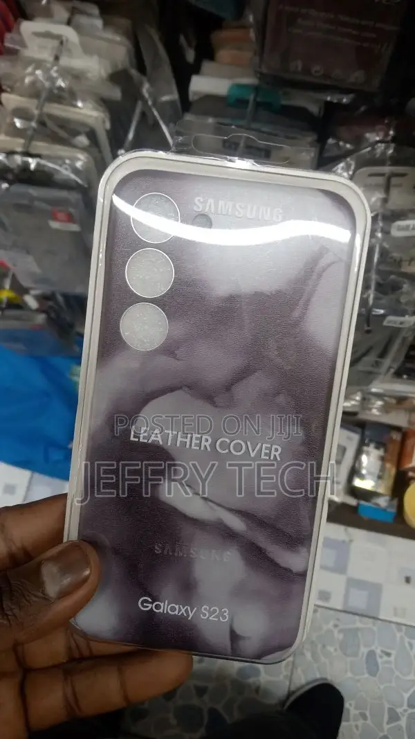 Full Grain Natural Leather Case for Samsung S23