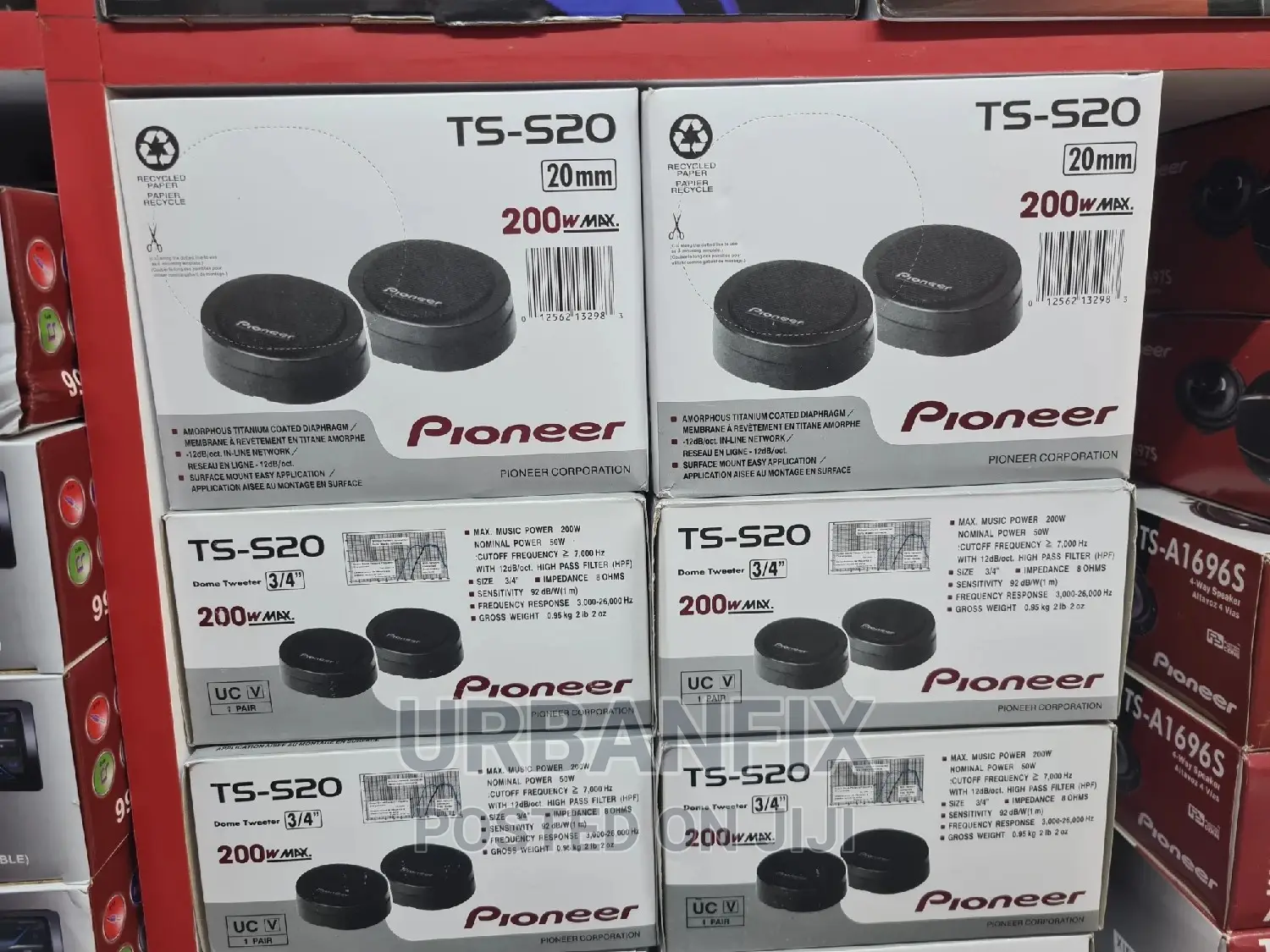 Pioneer TS-S20 Tweeters - 200 Watts