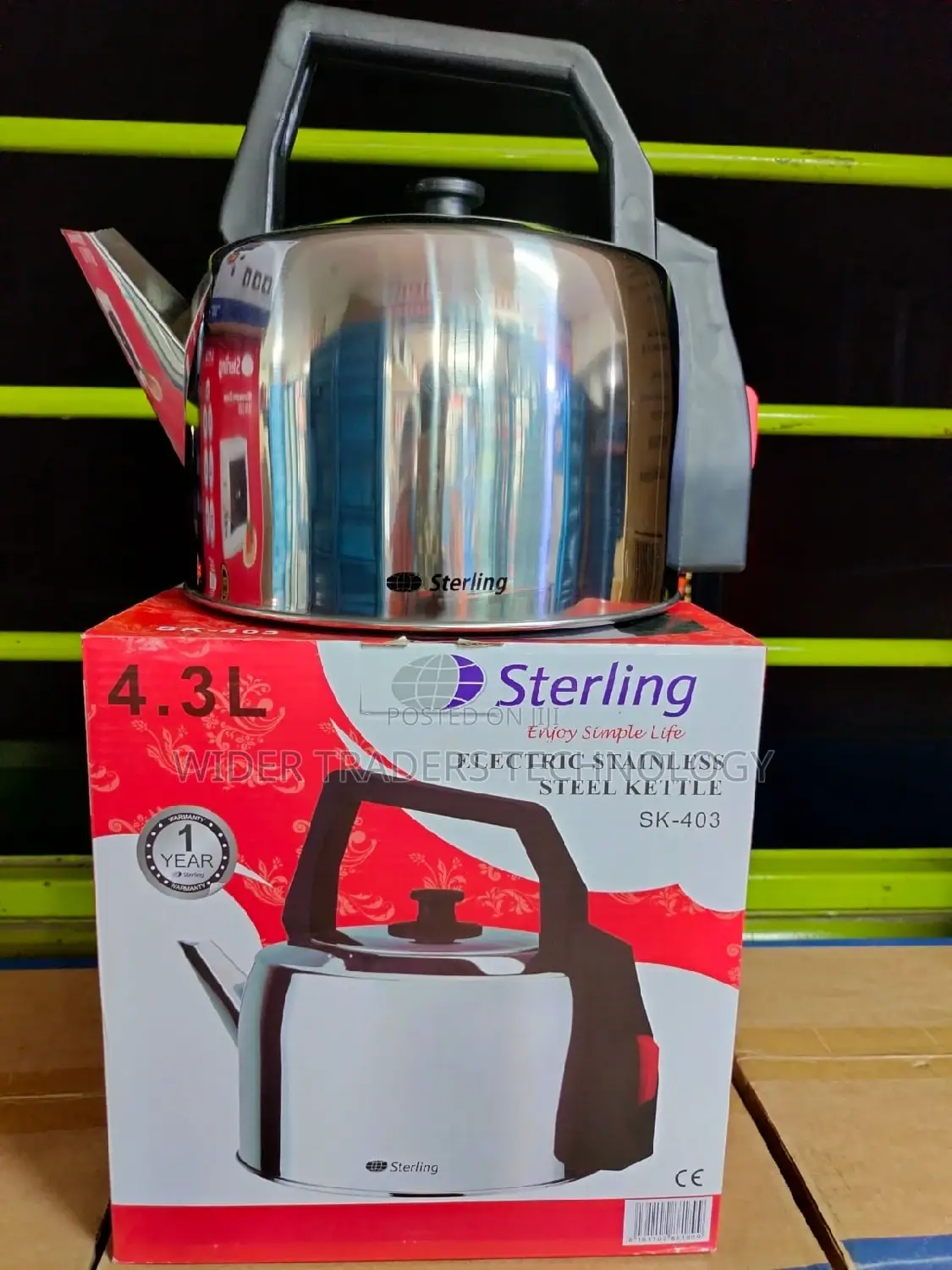 Sterling Electric Kettle 4.3 Litres