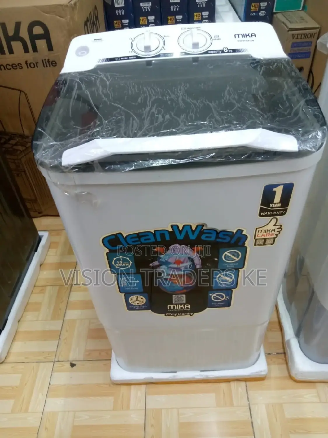Top Load Semi Automatic Washing Machine -Mika 6kgs