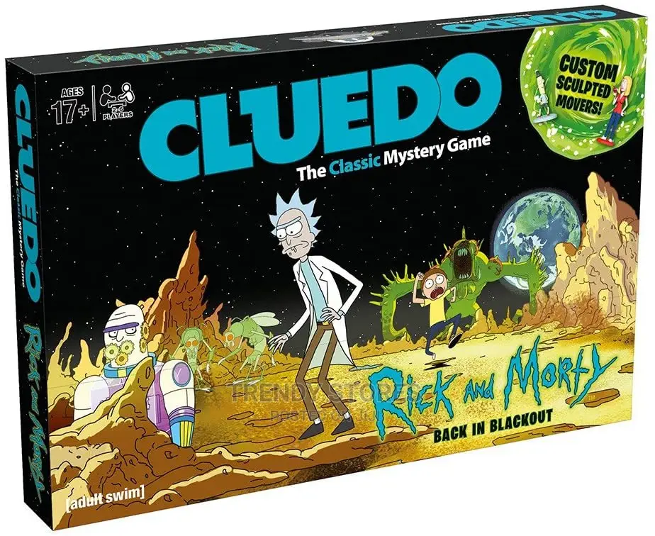 Cluedo,The Classic Mystery Game (Rick Morty)