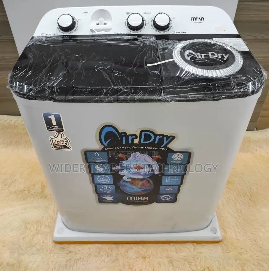 Mika 10kg Twin Tub Semi Automatic Washing Machine