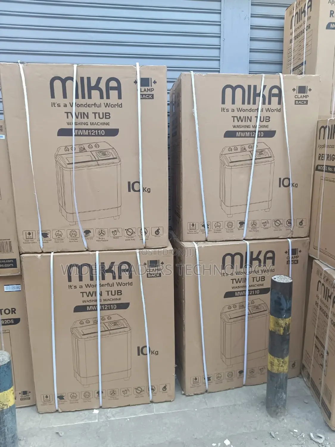 Mika 10kg Twin Tub Semi Automatic Washing Machine