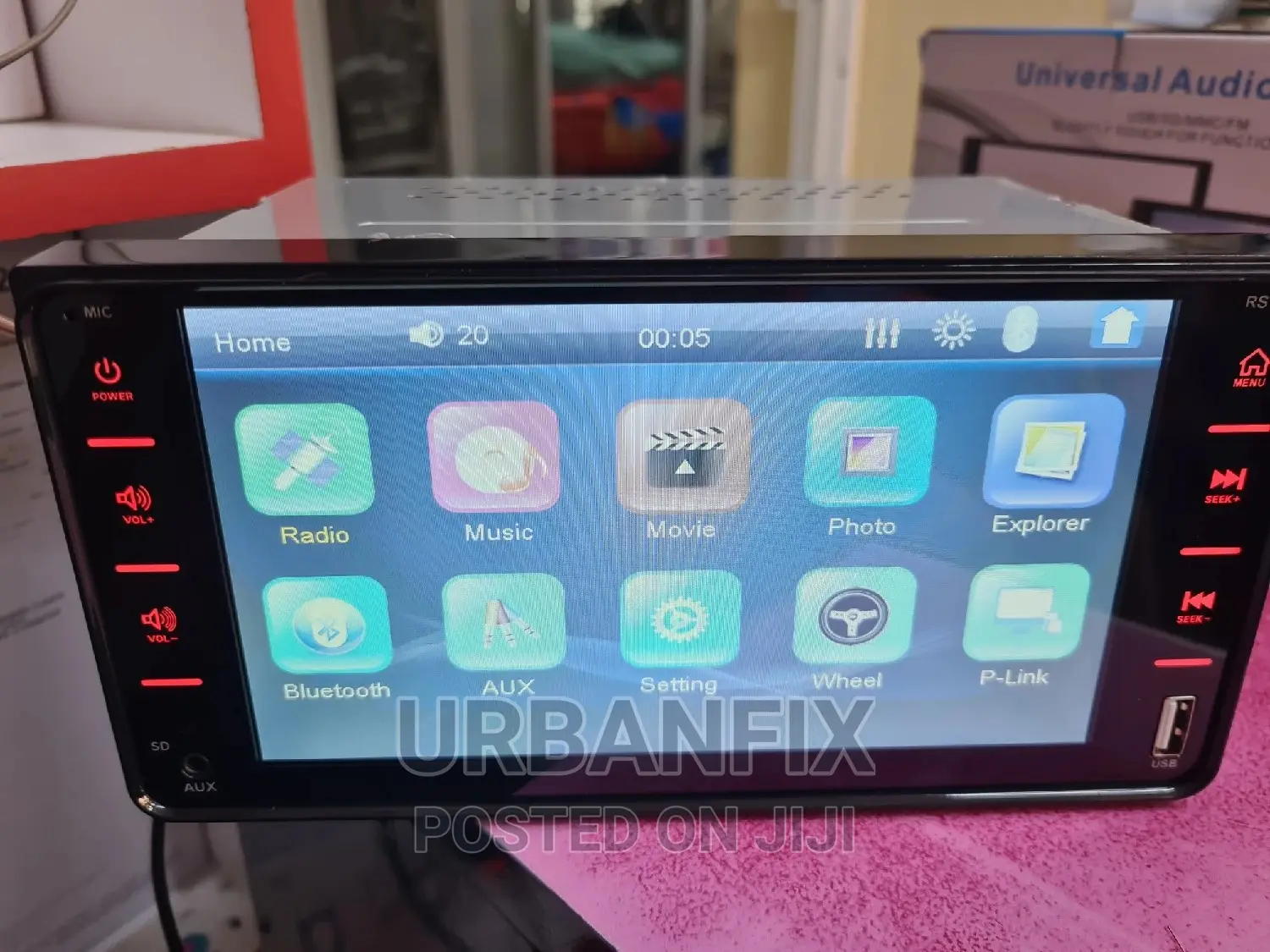 8 Inch Mp5 Car Radio With Bluetooth, FM, Usb, Aux