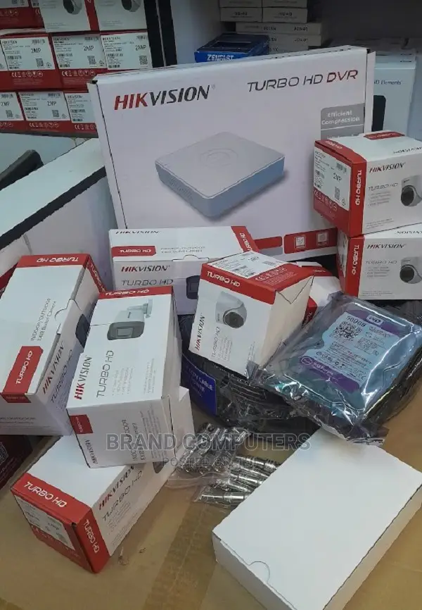 Sixteen Full Kit 16channel Hikvision With 16 Hd CCTV Cameras