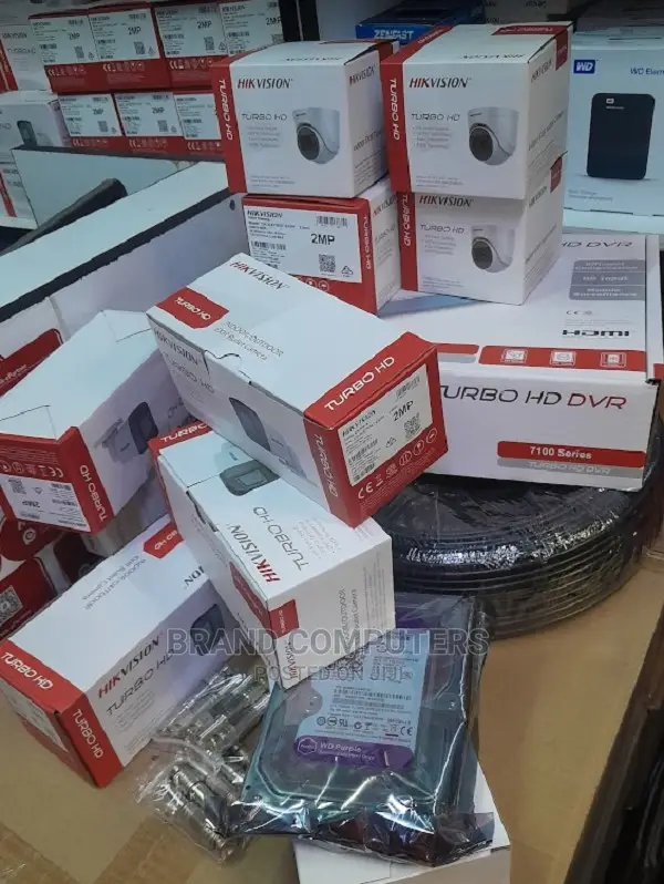 16 CCTV Camera System Package Kit-With 16 Cameras Hikvision