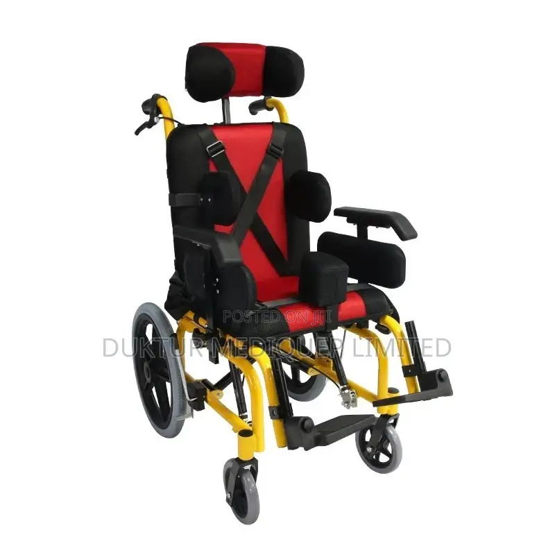 Reclining Cerebral Palsy Wheelchair With 44cm Seat Width