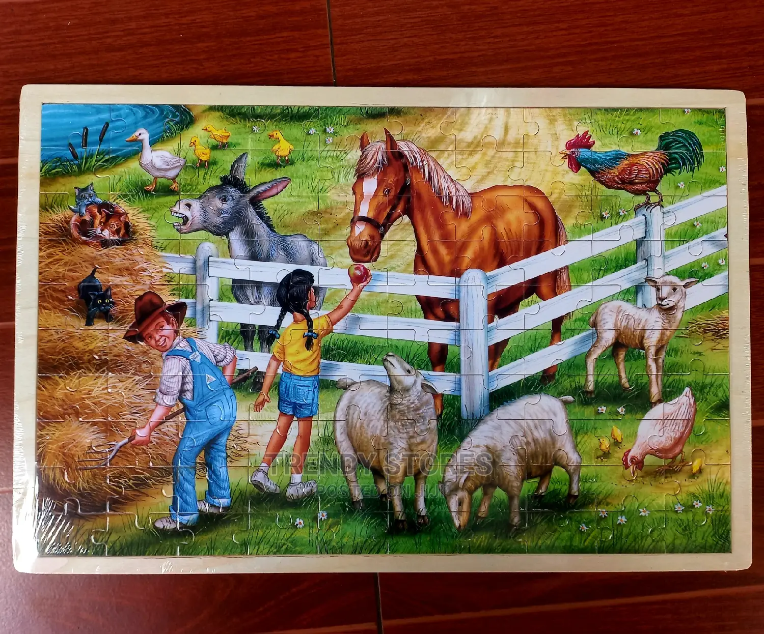 100pcs Farming Activity Jigsaw Puzzle