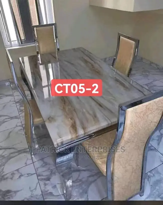 Imported Morden Marble Dinning Table 6 Seater