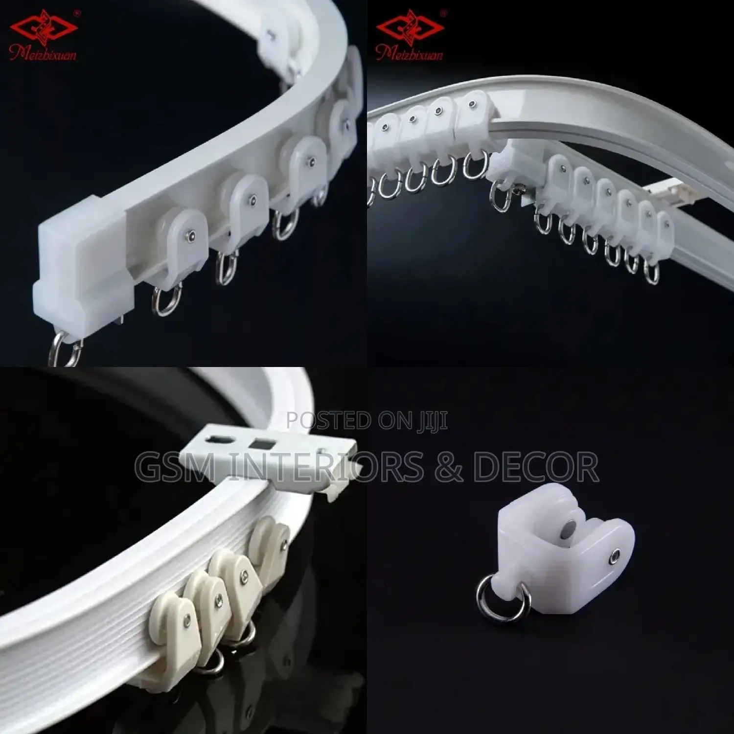 Bendable Rails and Runners Bendable Rails Curtain Rails