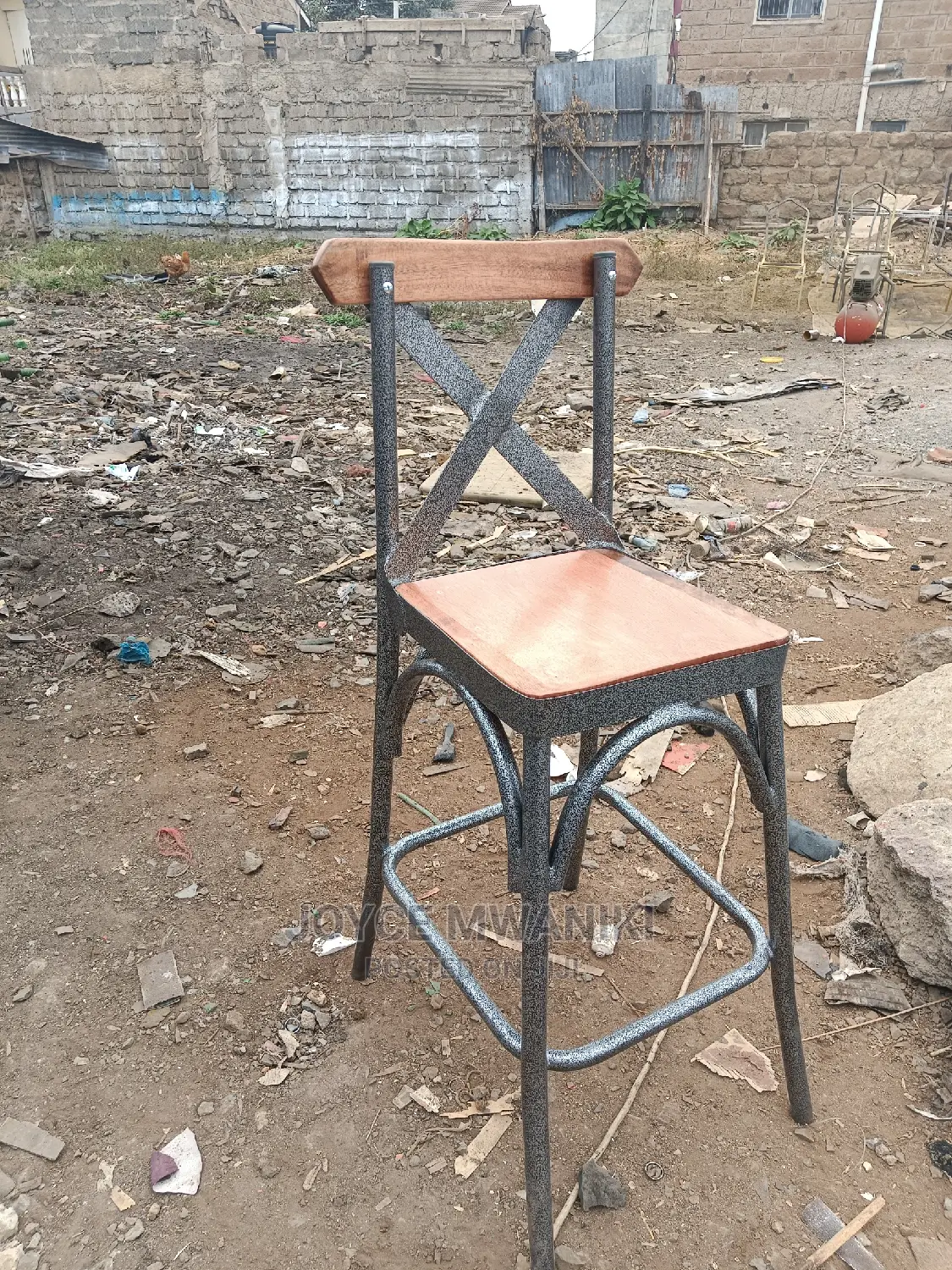 High Chair for Restaurant Powder Coated and Unique Design.