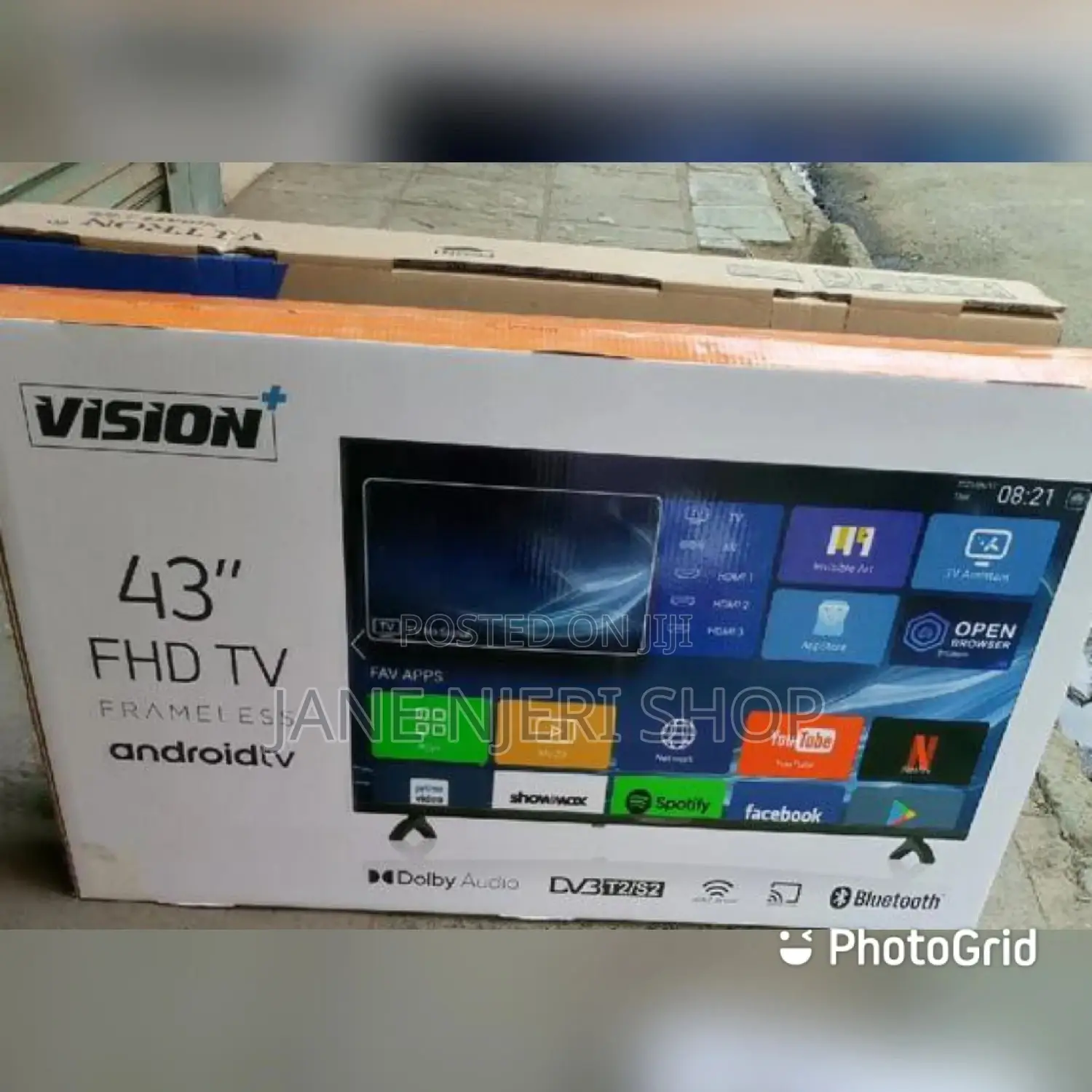 Flameless Vision 43 Inches Tv Android.