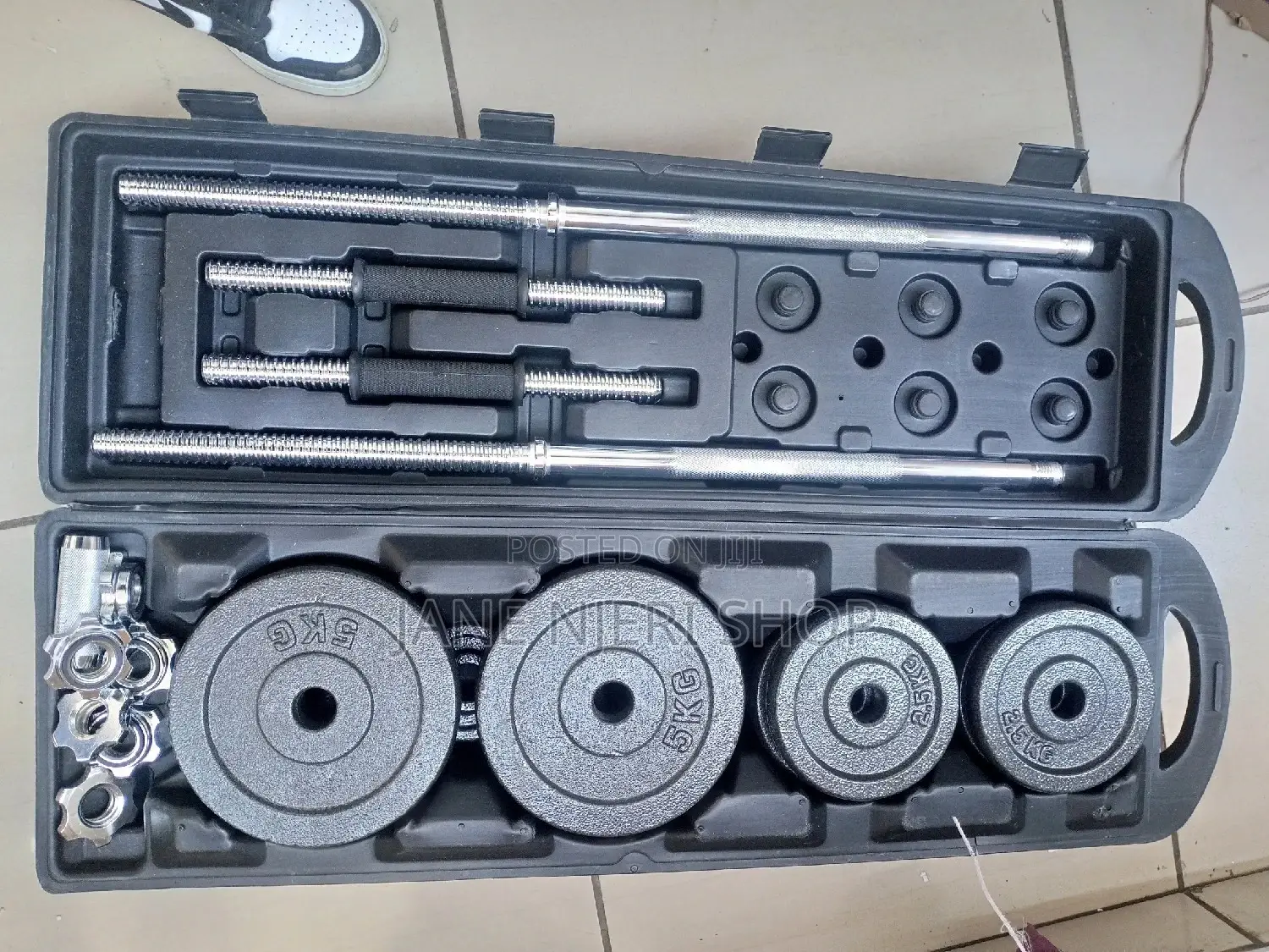 50 Kg Dumbells Chrome