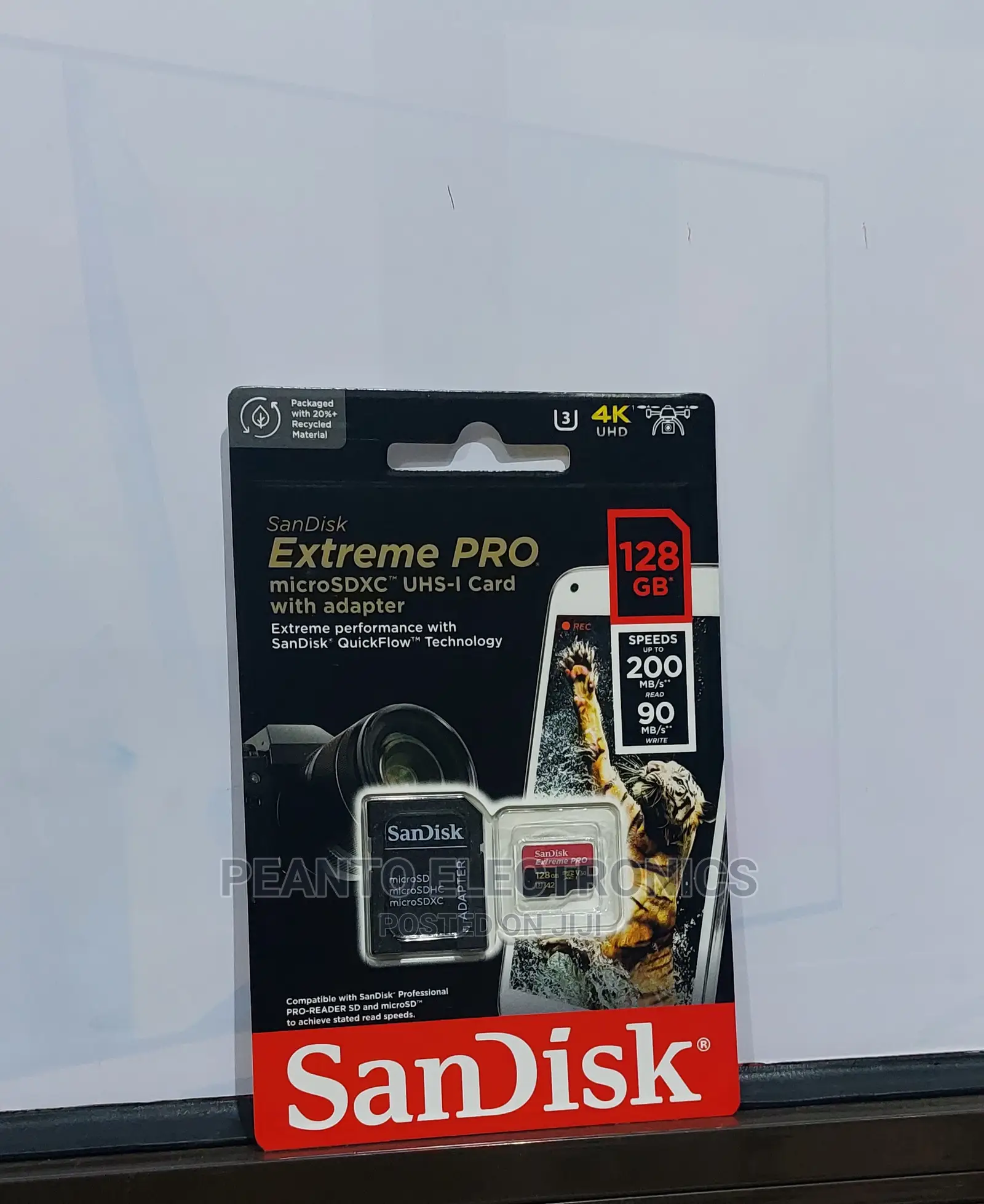 Sandisk 128gb Extreme Pro (200mb/S) Micro SDXC Card