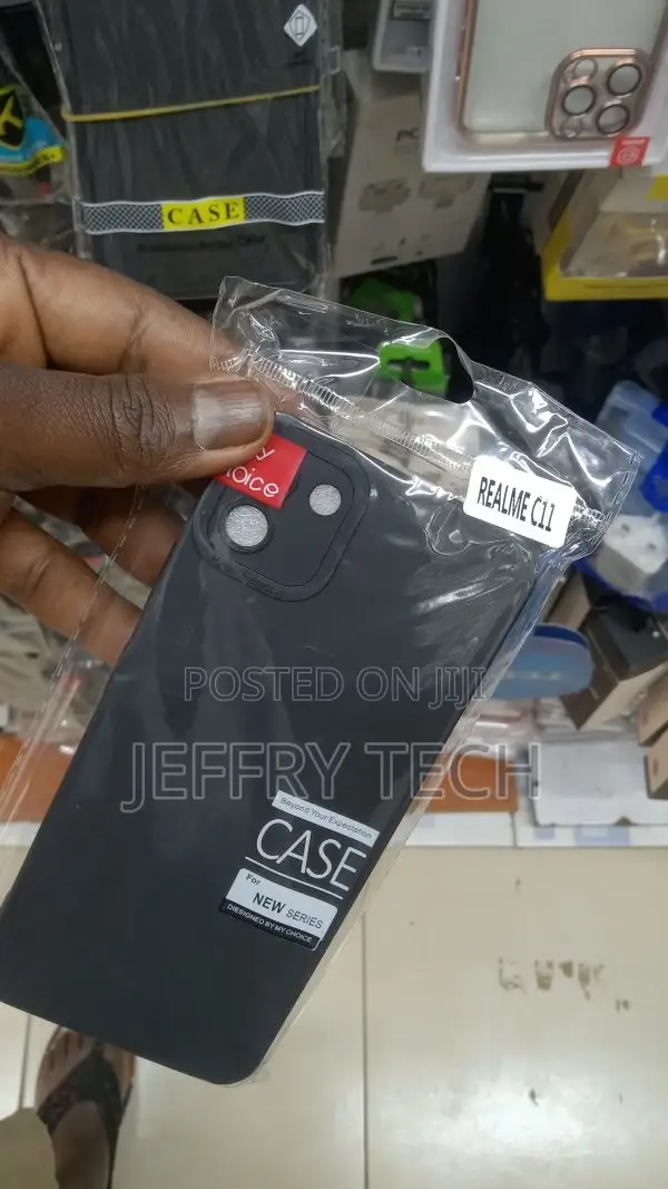 Realme C11 Liquid Silicone With Camera Protection Back Cover