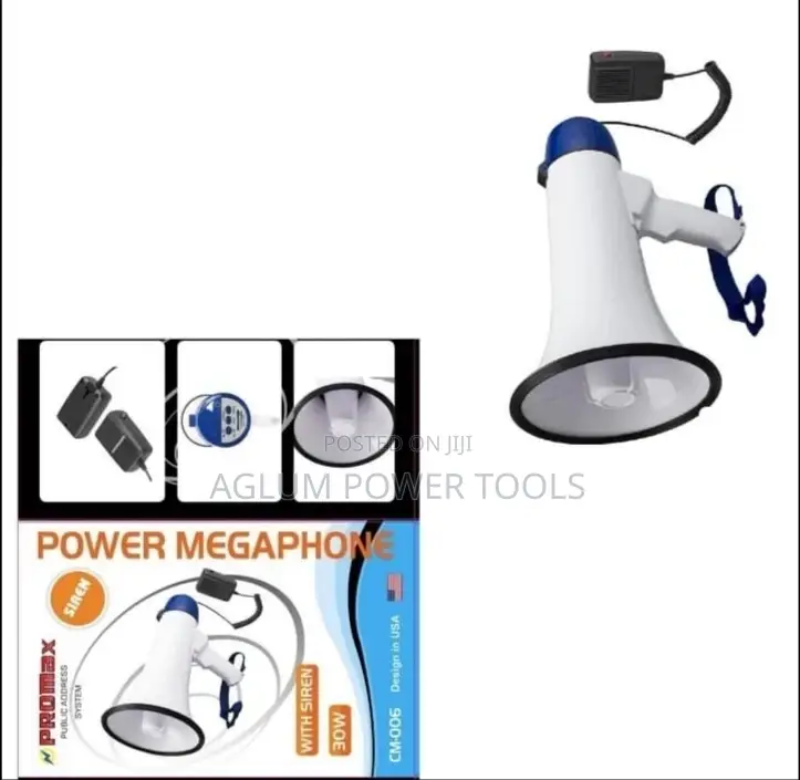 Megaphone 30w Promax With Siren