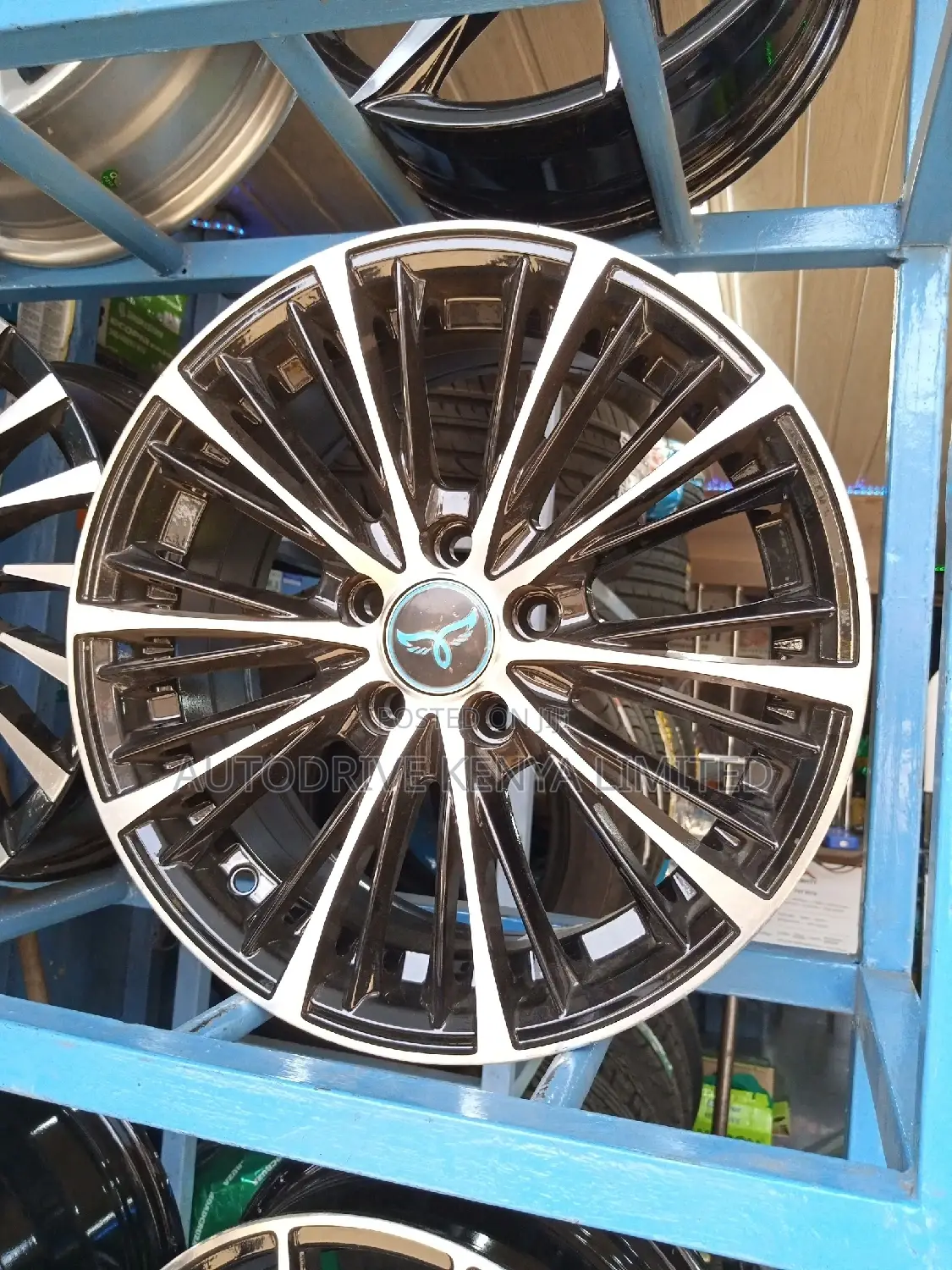 Rim 15" 5holes Black/Silver