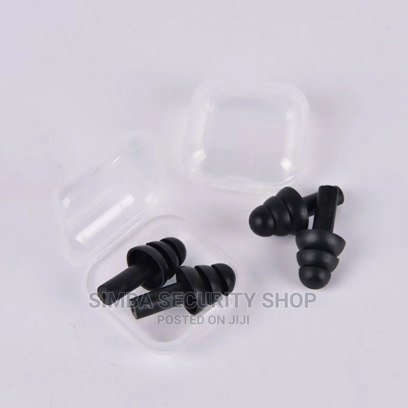 2 Noise Reduction Ear Plug Case With Plastic Box Silicone