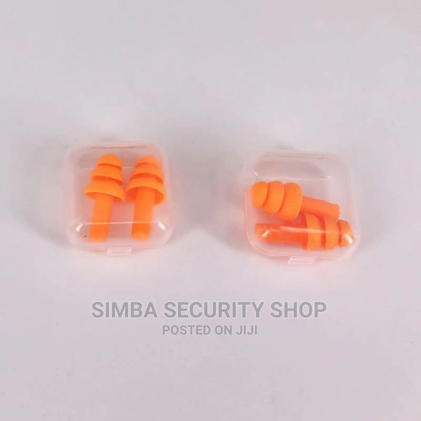 2 Noise Reduction Ear Plug Case With Plastic Box Silicone