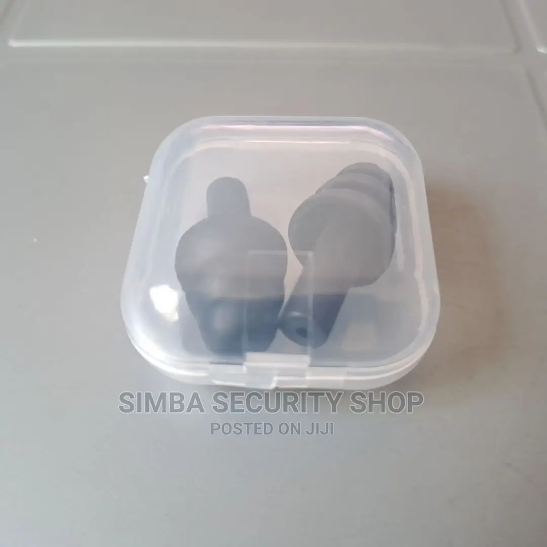 Safety Ear Plugs Muffs Reusable With Case Black Light Weight