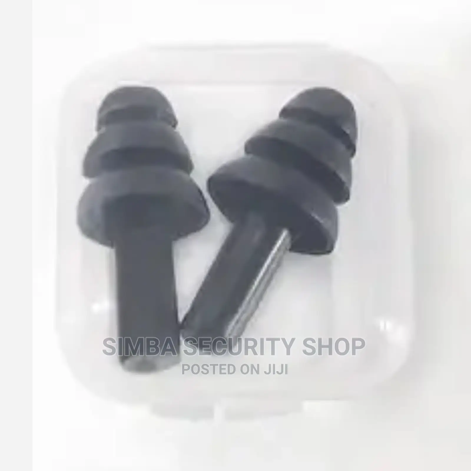 Safety Ear Plugs Muffs Reusable With Case Black Light Weight