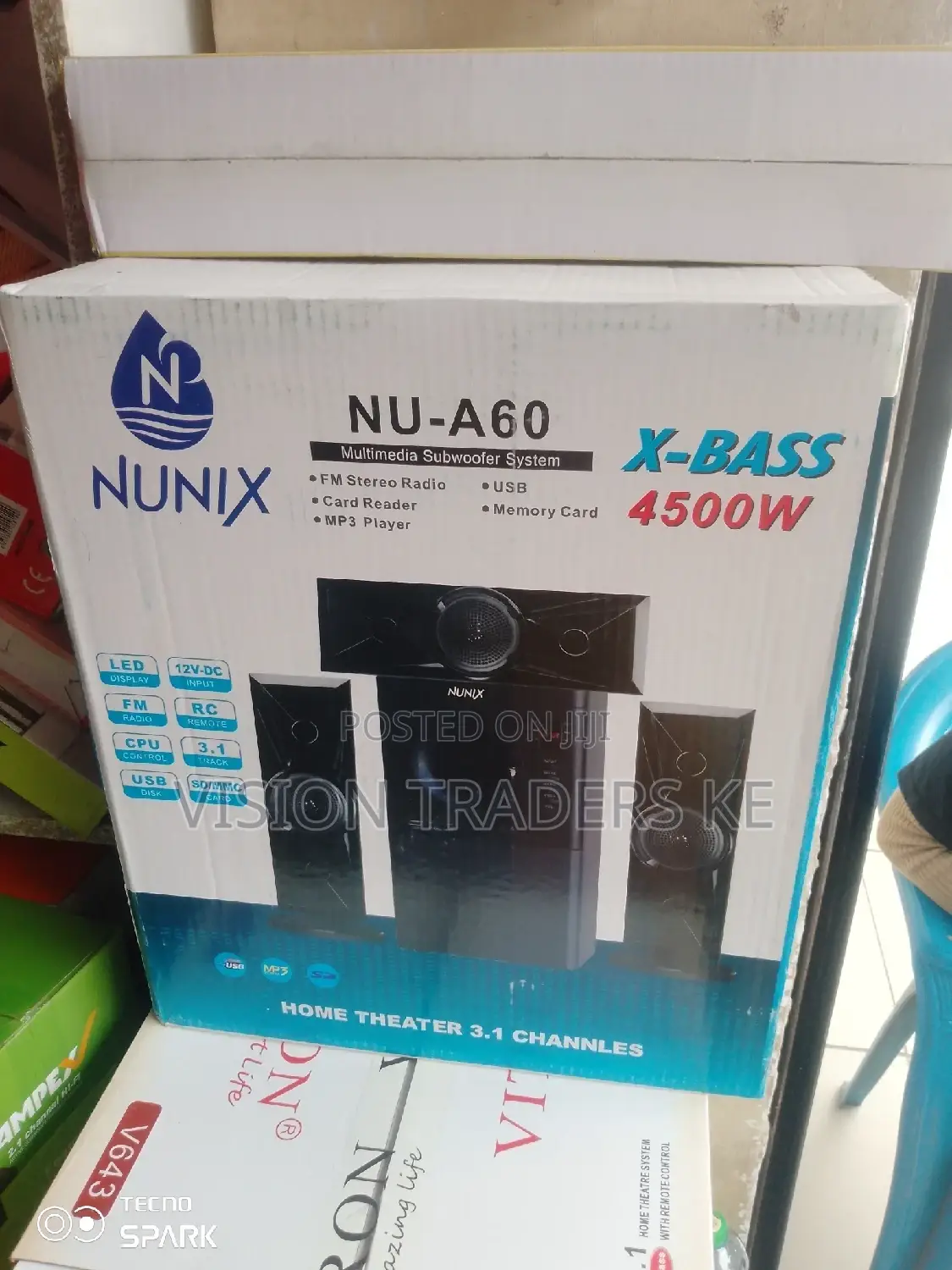 Nunix A60 4500W Multimedia Speaker System