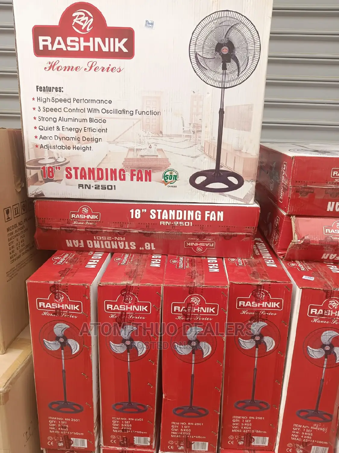 Rashnik 18 " Standing Fan at L 