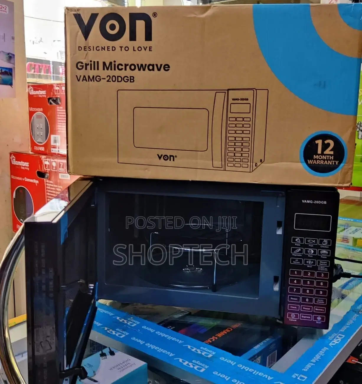 **Von Microwave Digital With Grill