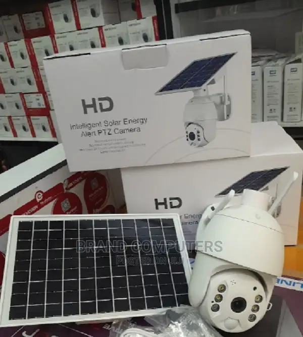 4G Solar-Powered Outdoor PTZ Camera White