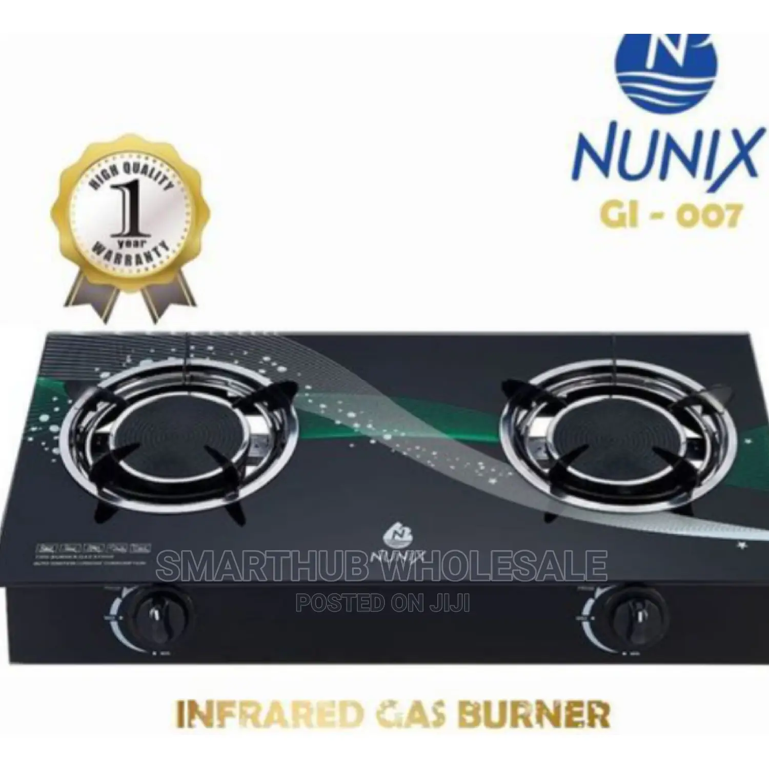 Infrared 2 Burner Nunix Cooker 
