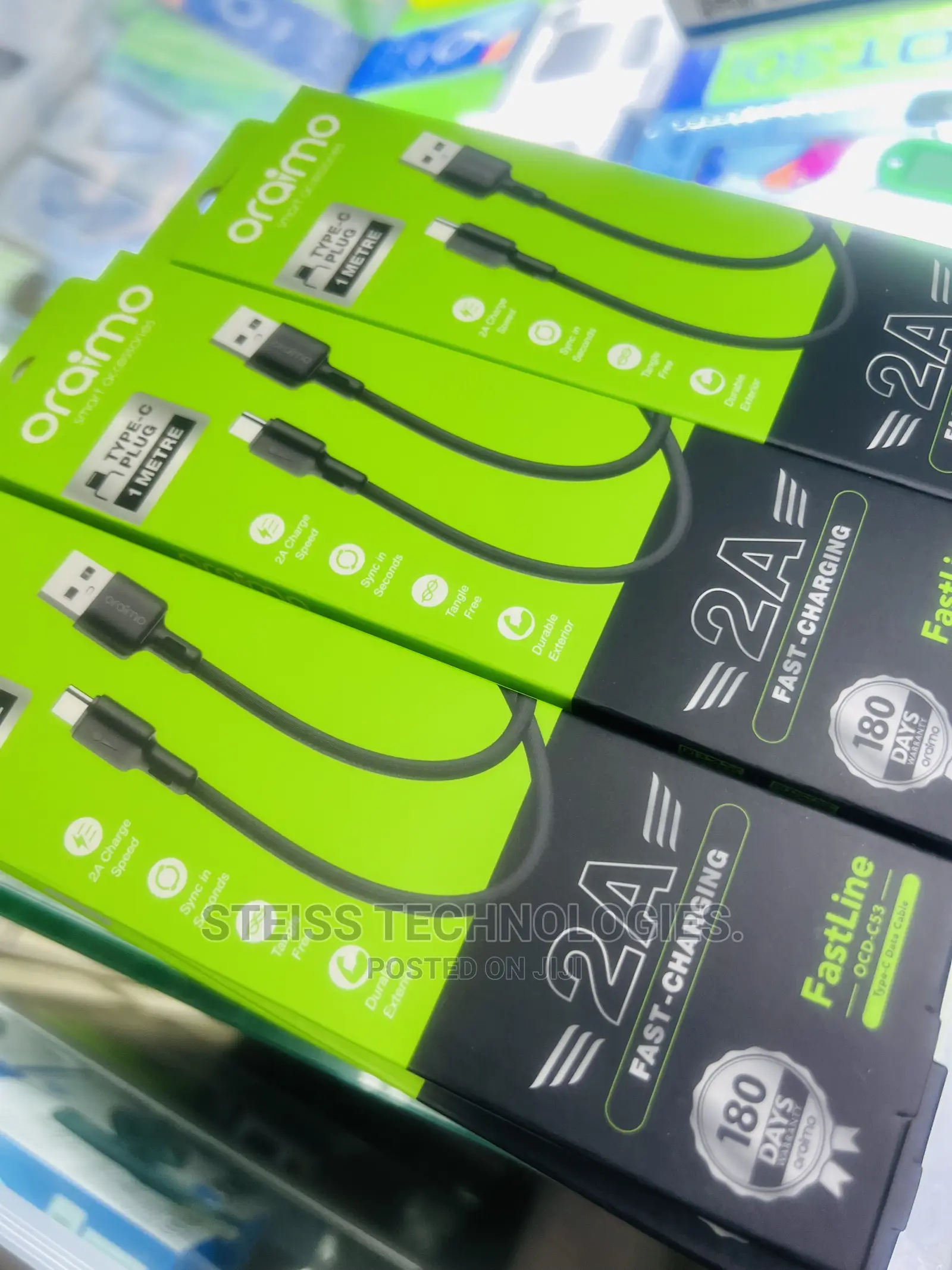 Oraimo High Speed Type C Cable.