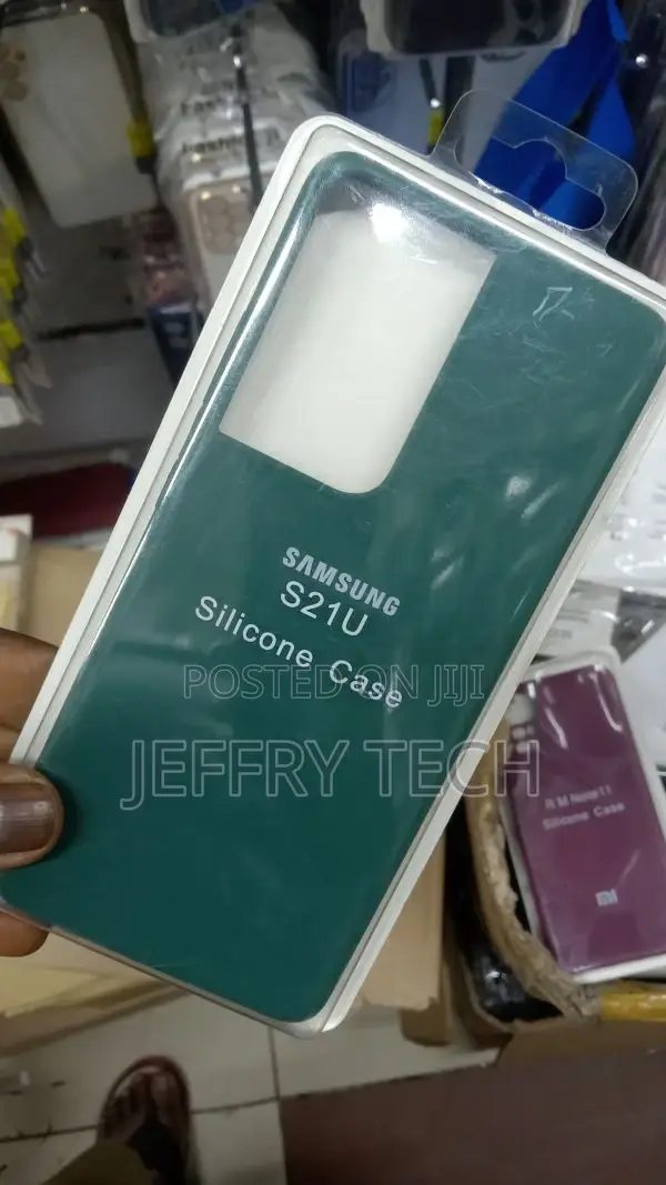 Samsung Galaxy S21 Ultra (6,8′′) Silicone Case – Dark Green