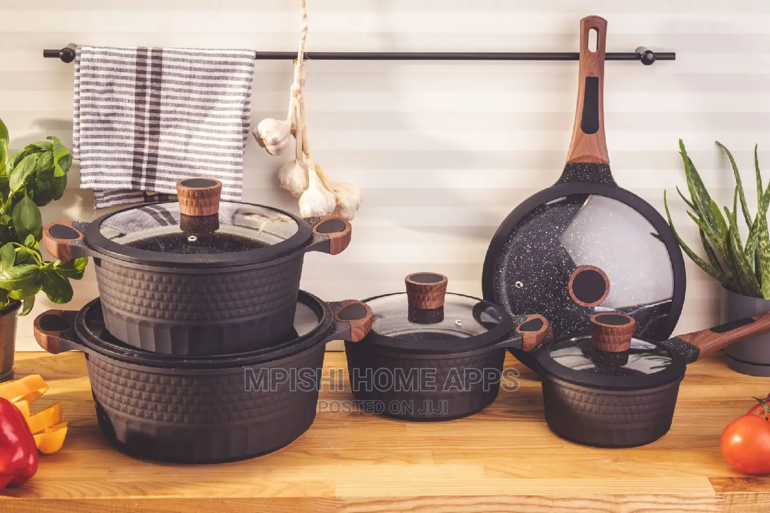 Cookware Marble Set 10pcs EB-5648