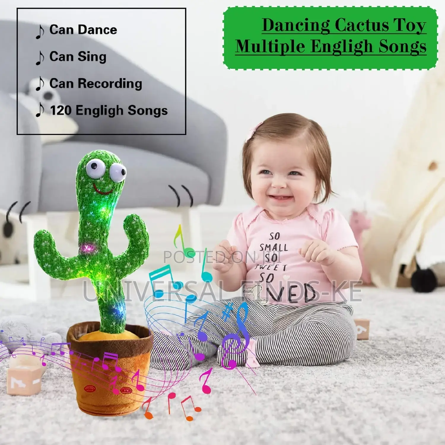 Dancing Cactus Toy, Children Talking Toy