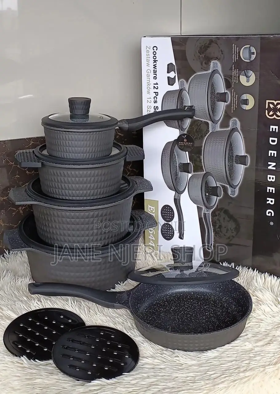 12 Pieces Edenbarg Quality Sufuria