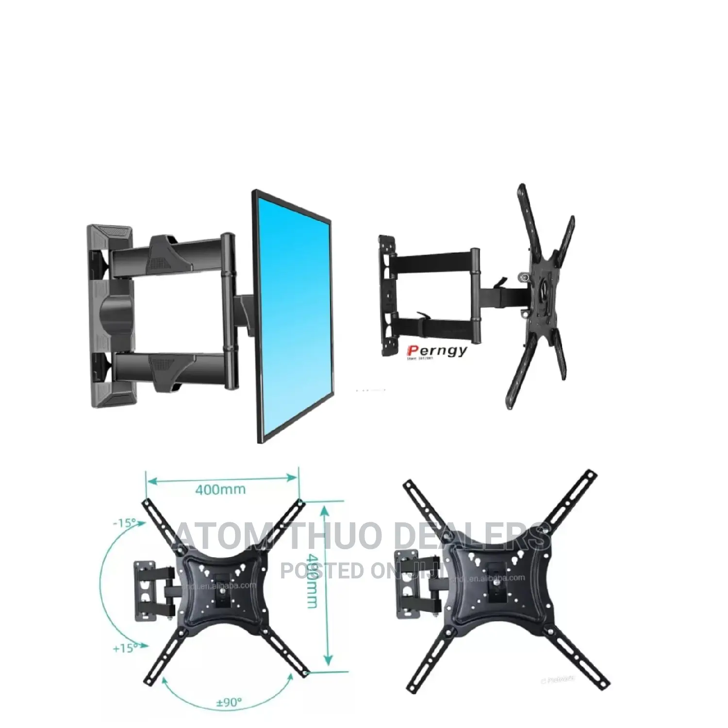 P4 Full Motion 32-55 Inch TV Wall Mount*