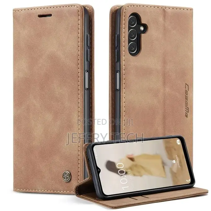 Samsung Galaxy A24 4G Flip PU Leather Wallet Case With 2 Ca