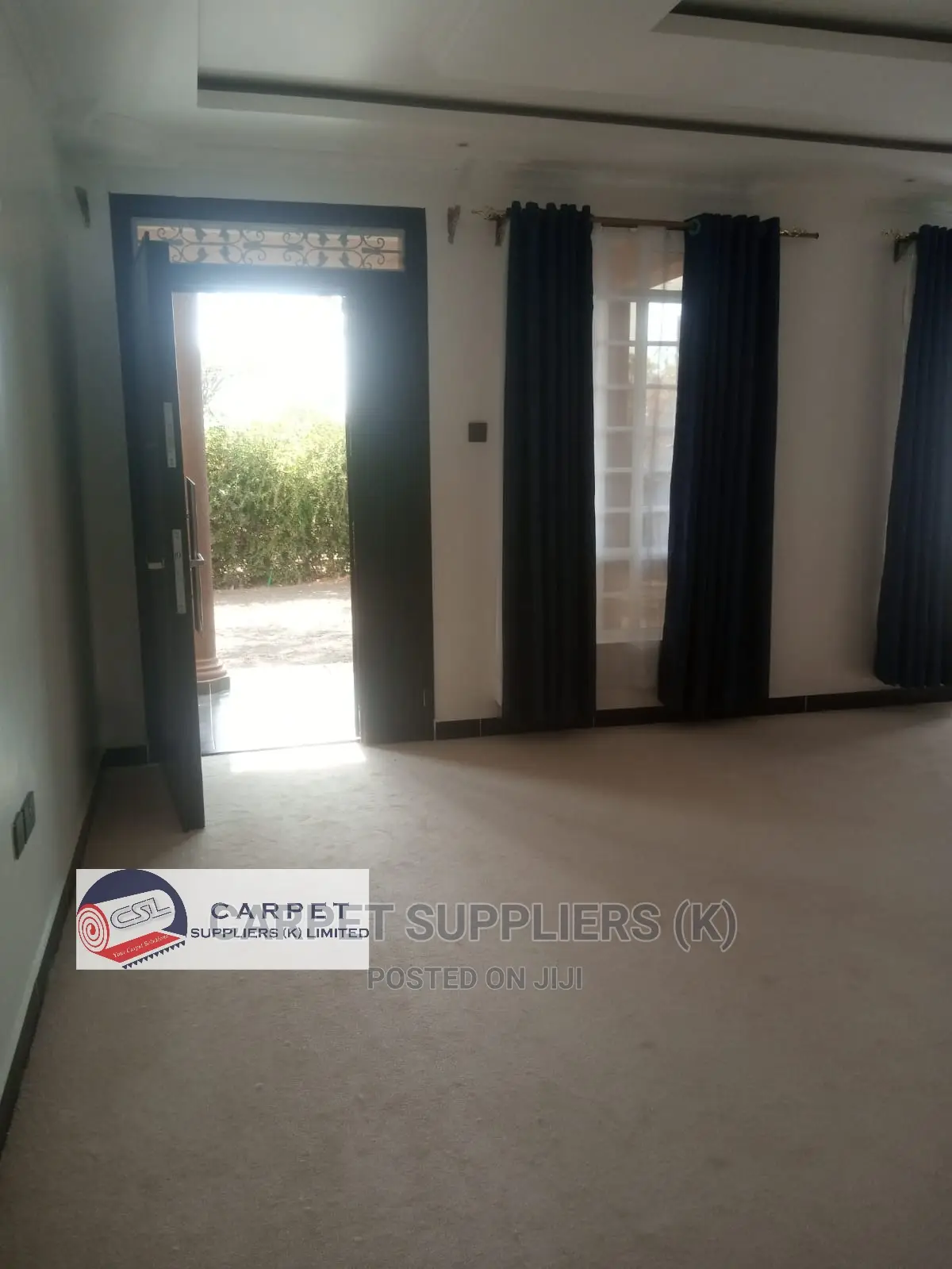 White Wall to Wall Carpet