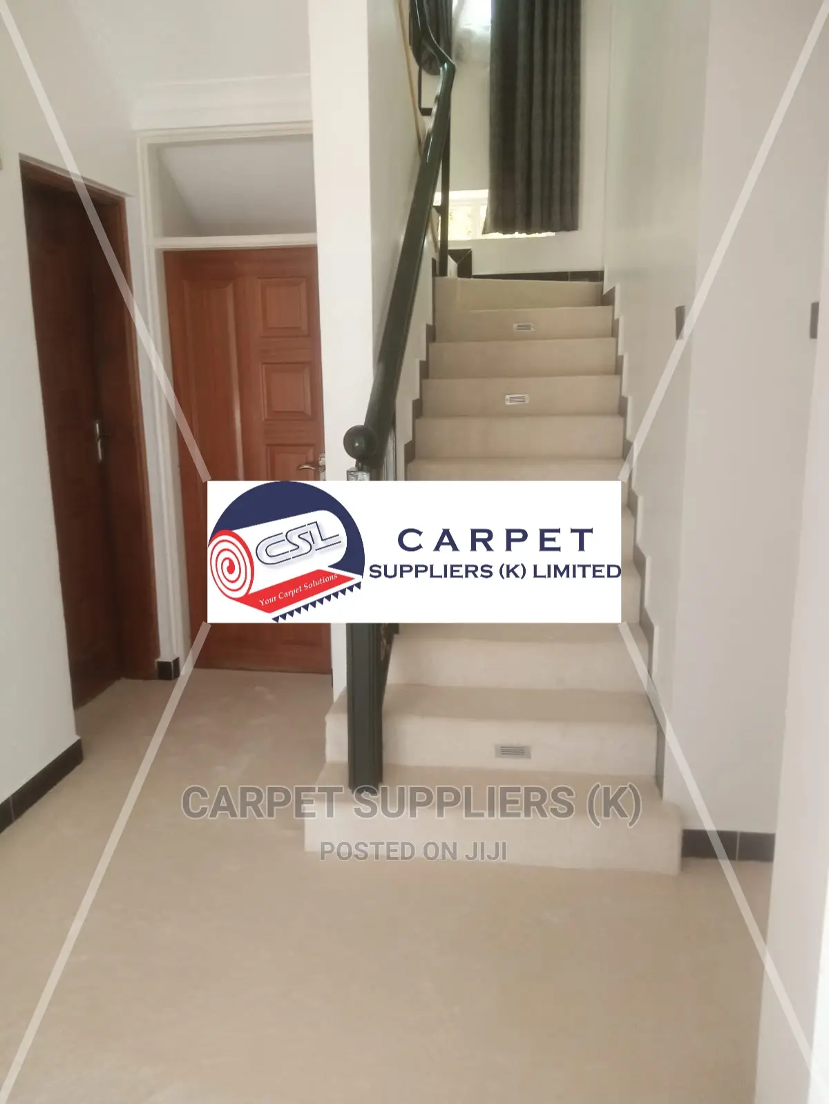 Staircase Carpets(White)