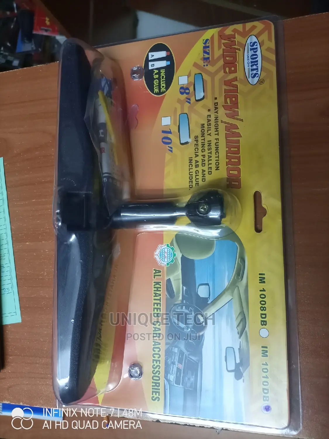 Wide Rear View Mirror 10 Inch