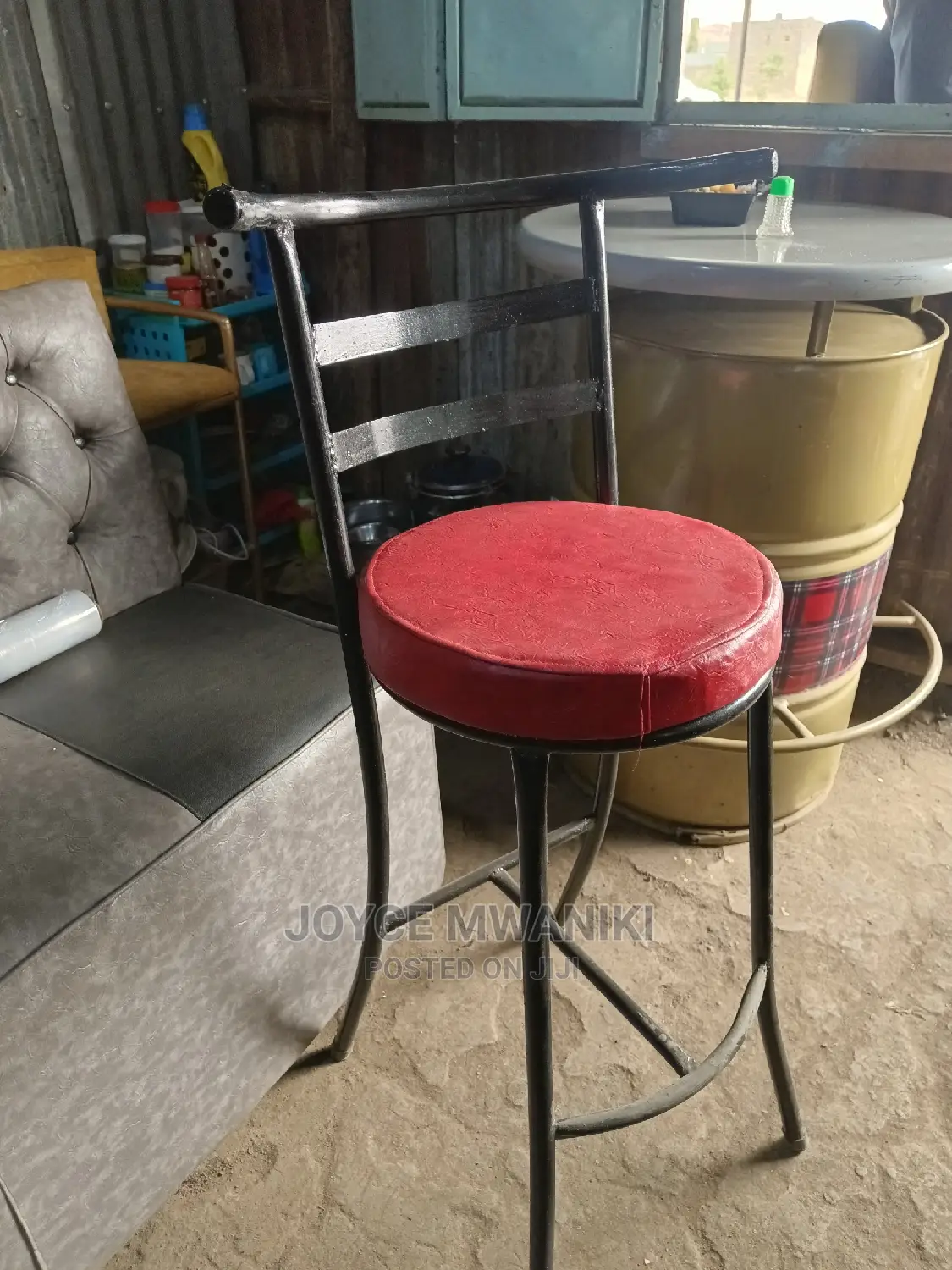 High Stool for Restaurant Red,