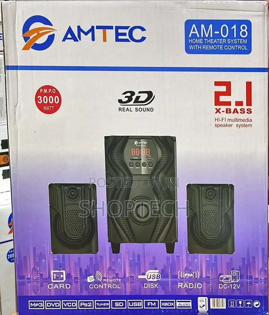 Amtec 2.1 Am-018 Home Theatre System