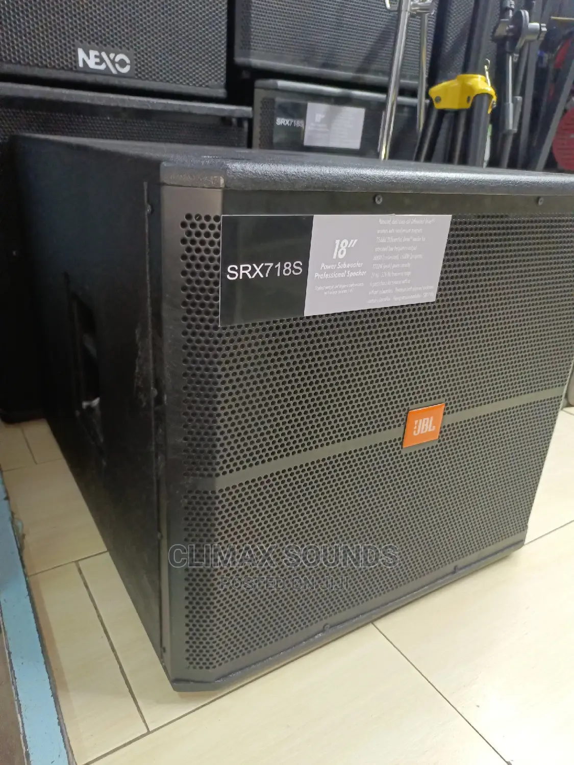 JBL Bass Speaker Srx718
