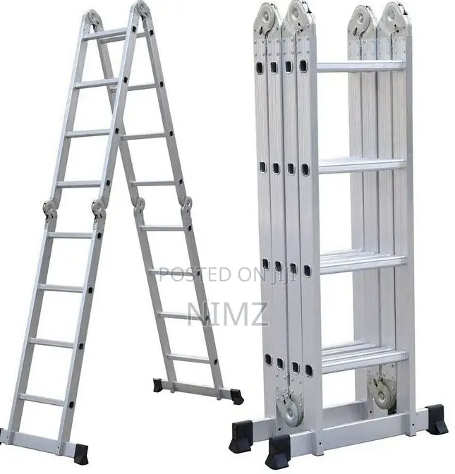 5.7m Aluminum Multi-Purpose Ladder Folding Scaffolding Step