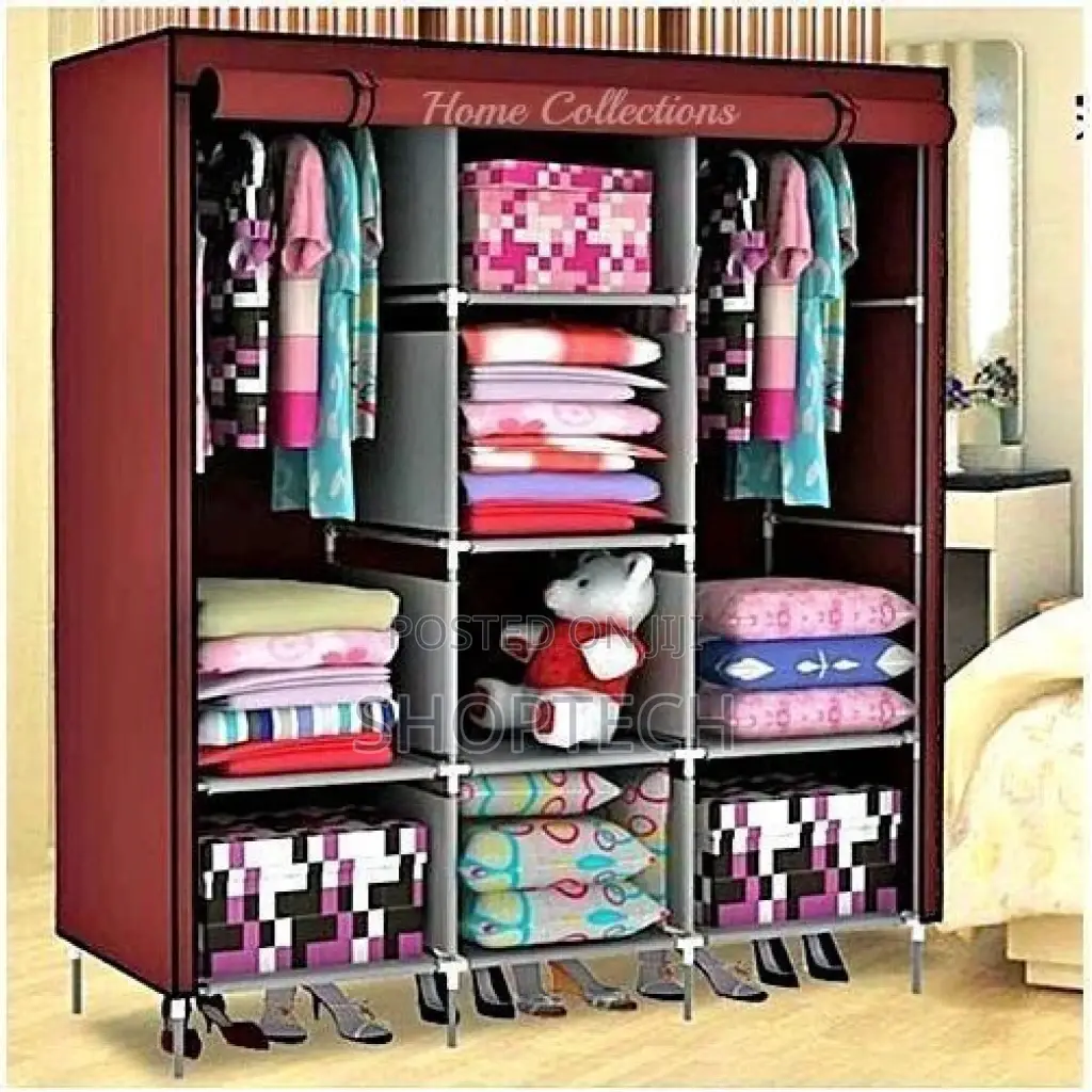 Portable Wooden Wardrobe