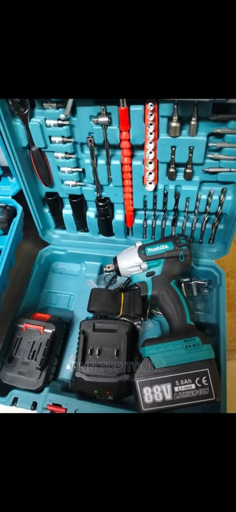 Makita 88V Cordless Electric Impact Drill Complete Toolset